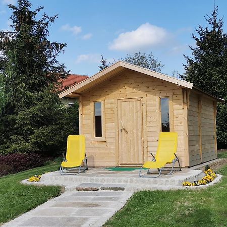 Pension Raupennest Mit Blockhaussauna Bautzen Exterior foto